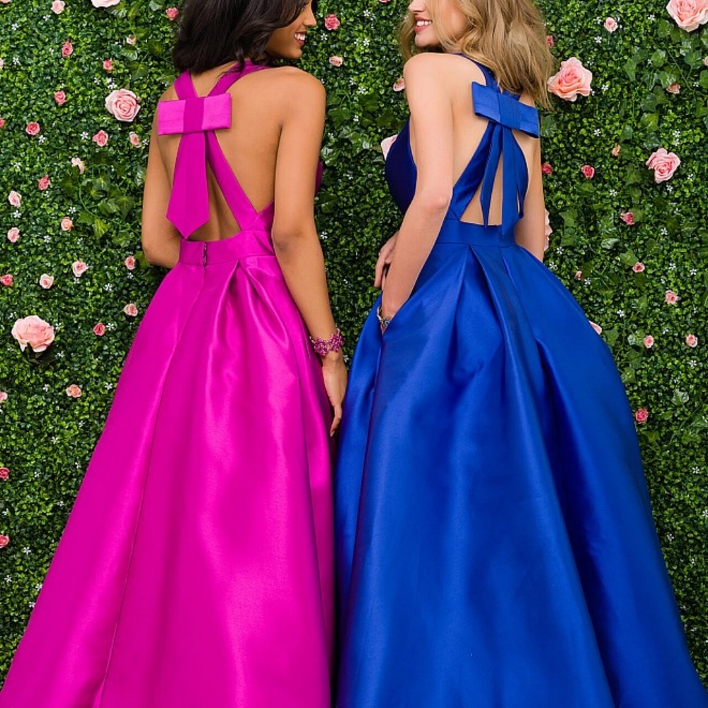 JVN Green Ballgown